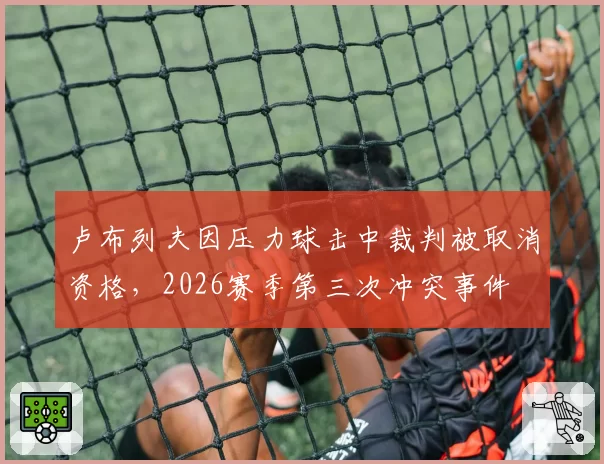 卢布列夫因压力球击中裁判被取消资格,2026赛季第三次冲突事件